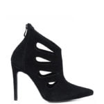 czarne botki na szpilce