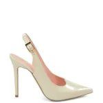 Czółenka LARISSA ecru perła lakier