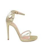 GASSU Sandałki KIM złote platforma