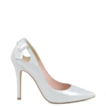 GASSU Czółenka EVIE srebrne szpilki